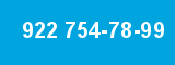 922 754-78-99